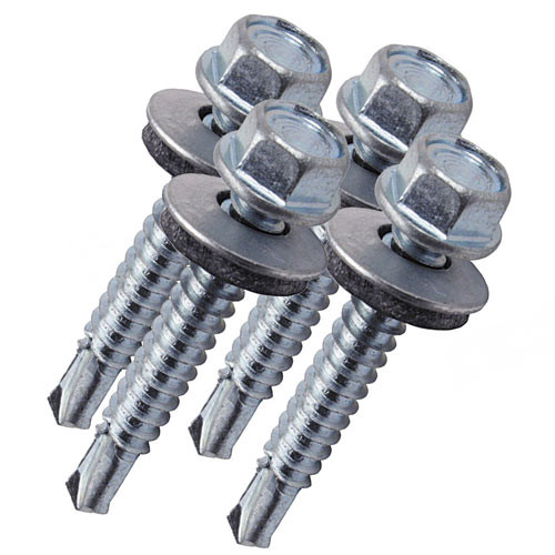 Саморезы кровельные 5.5*19 (250 шт) Оцинкованные