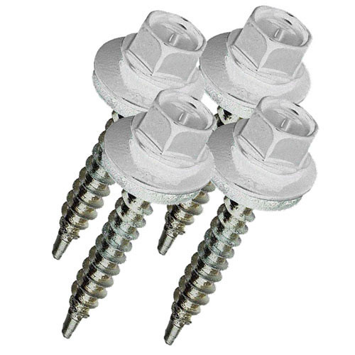 Саморезы кровельные 5.5*19 (250 шт) Белые