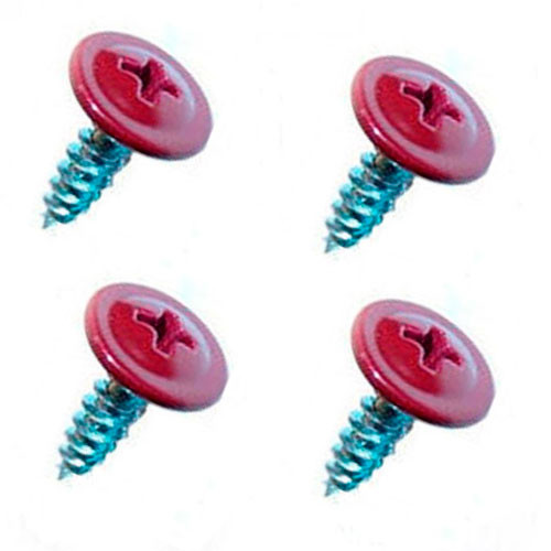 4.2*19 саморезы с пресшайбой  острые RAL 3005 (250 шт.)