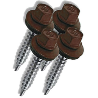 Саморезы кровельные коричневые